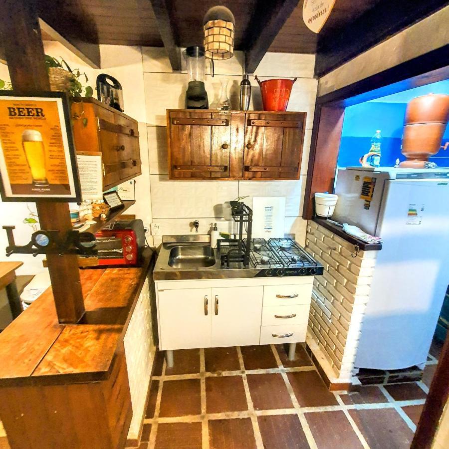 Apartamento Chalé rústico e charmoso na praia para casal! Ubatuba Exterior foto