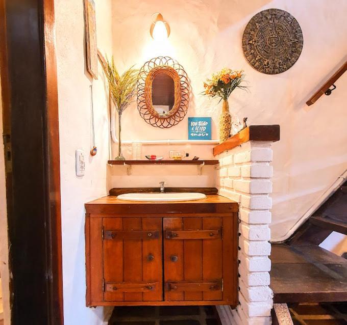 Apartamento Chalé rústico e charmoso na praia para casal! Ubatuba Exterior foto